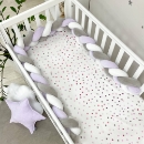 Protectie laterala patut bebe grafit-violet (3)